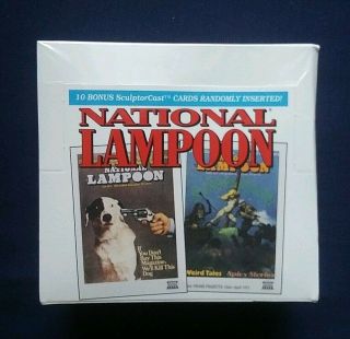1993 National Lampoon Trading Cards Factory Box 36 Packs