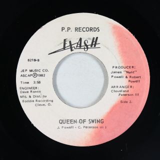 Modern Funk/sweet Soul 45 - Flash - Queen Of Swing - P.  P.  - Vg,  Mp3