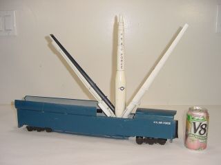Vintage 60s Boeing Model Shop Usaf Rail - Launch Minuteman Missile Train Prototype