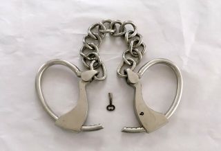 Tower Double Lock Leg Irons Shackles With Proper Key