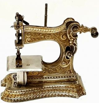Rare Antique Miniature Sewing Machine Muller Nº6 Circa 1900 Germany