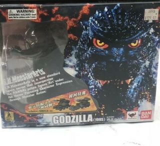 Bandai S.  H.  Monster Arts Godzilla Vs.  Destoroyah Burning Godzilla 1995 Pvc