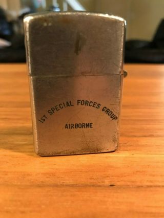 Vintage Penguin Lighter 1st Special Forces Group Airborne Vietnam Era