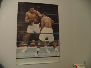 Muhammad Ali Vs.  Joe Frazier Boxing Poster 1975 Giuliano Belilacqua 39 X 27