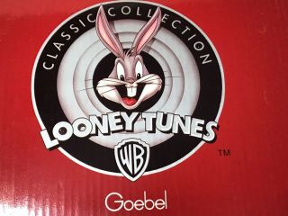 Vtg 1999 Looney Tunes Road Runner Wile E Coyote Snow Globe Musical Warner Bros 3
