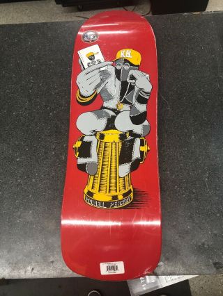 Powell Peralta Ray Barbee " Hydrant " 2017 Reissue Skateboard Deck - Red