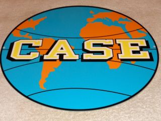 VINTAGE J.  I.  CASE TRACTOR SALES & SERVICE WORLD GLOBE12 