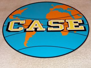 VINTAGE J.  I.  CASE TRACTOR SALES & SERVICE WORLD GLOBE12 