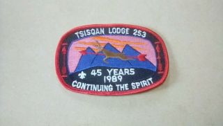 Boy Scout Oa 253 Tsisqan 45th Anniversary Oval