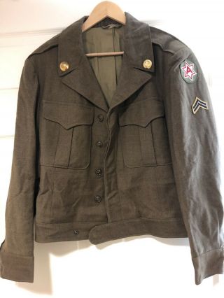 Ww2 Us Army 1944 Wool Field Jacket 40 R Near