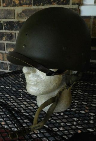 Wwii - Korean War Era Named M1 - C Paratrooper Westinghouse Helmet Liner Complete