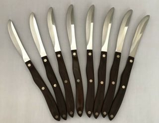 Vintage Cutco Knives - Set Of 8 Table Knives 59 Classic Handles 8 1/2 " Usa