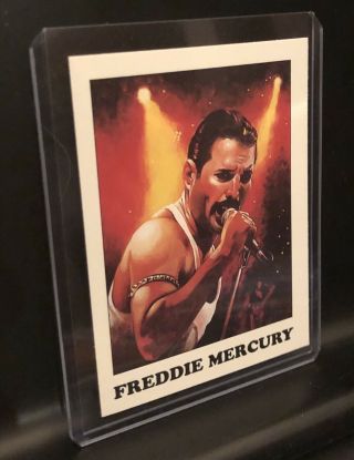 Freddie Mercury Rare Aids Awareness Trading Card 35 Eclipse 1993 Queen Singer