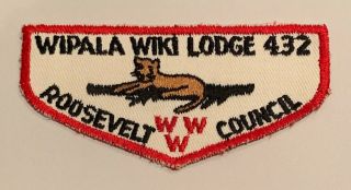 Order Of The Arrow Wipala Wiki Lodge 432f2a Rare Flap