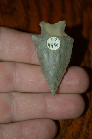 Finely Flakled Archaic Kirk Buffalo River Chert Obion Co,  Tn 1.  7/8 X 1 Colorful