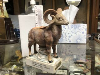 Ski Country Limited Edition Big Horn Sheep Miniature Whiskey Decanter
