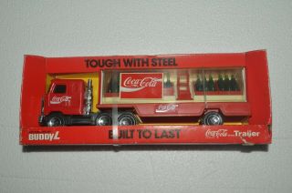 1989 Vintage Buddy L Mack Coca Cola Trailer 2591r Mib Never Played With