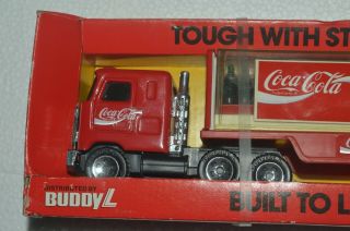 1989 Vintage BUDDY L Mack Coca Cola Trailer 2591R MIB Never Played With 2