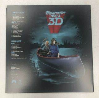 Friday the 13th Part 3 3D vinyl reissue waxwork mondo horror vhs 3