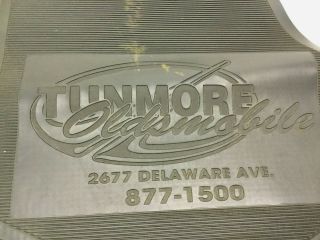 Vintage Car Floor Mats Dealership Advertisement Tunmore Oldsmobile Buffalo Ny