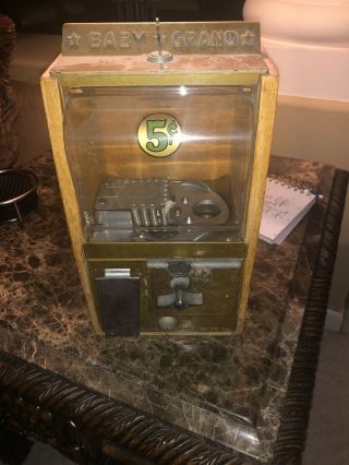 Antique Baby Grand Vintage Antique Gumball Machine