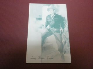 Buster Crabbe - Tv/movie Western Penny Arcade Vending Machine Card 1940 