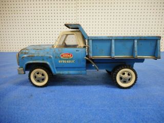 Vintage Blue Tonka Hydraulic Dump Truck 2