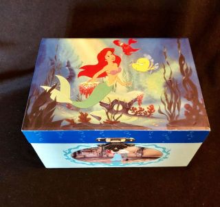 Disney Jewelry Music Box Little Mermaid Ariel Plays " Part Of Your World "