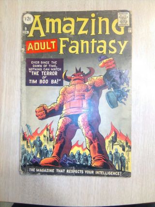 Adult Fantasy 9 Gd 1962 All Classic Stan Lee & Steve Ditko Vintage.