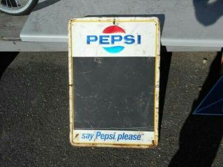 Antique Pepsi Sign/chalkboard
