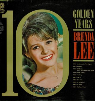 Brenda Lee " Golden Years " Pickwick Spc - 3697 " I 