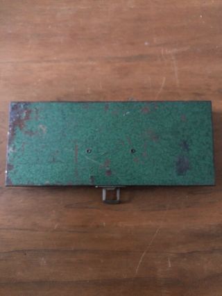 Vintage S - K Wayne Socket Box 8” X 3.  5” Rusted