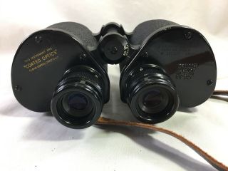 WW 2 Bausch & Lomb US Navy BU.  Ships Mark 28 7 x 50 binoculars with case 2