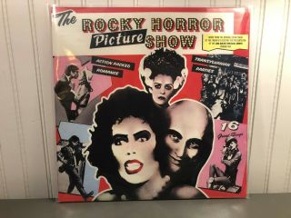 Vintage Red Vinyl Rocky Horror Picture Show Soundtrack Lp Record Album Vg
