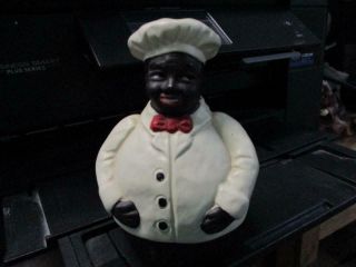 Vintage Black Americana Pappy Resin Coin Bank