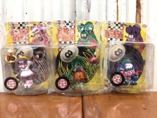3 - Body Set Figure Rat Fink Figure Ed Roth Monster Character Goods Toy