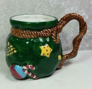 Mercuries Mug Santa Gift Bag Christmas Toys Hearts Coffee Tea Cup Winter Cocoa