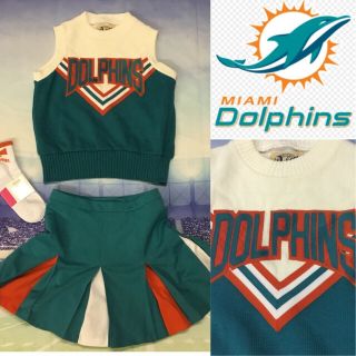 Vintage Real Miami Dolphins Cheerleading Uniform Adult L