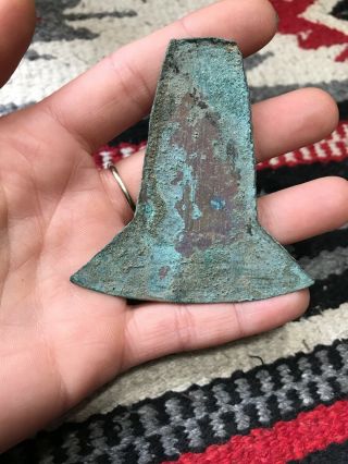 Mlc S2935 2 3/4” Oxidized Copper Tumi Or Hoe Money Artifact Relic X Shively Peru