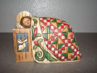 Jim Shore Heartwood Creek " Joy To The World " Nativity Jesus Figurine 113254 2003