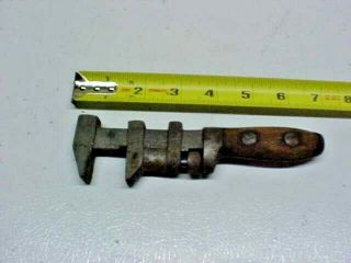Vintage Tool: Pipe Monkey Wrench - (10) P.  S.  &w.  Co.  Pat.  Jan.  14,  1896