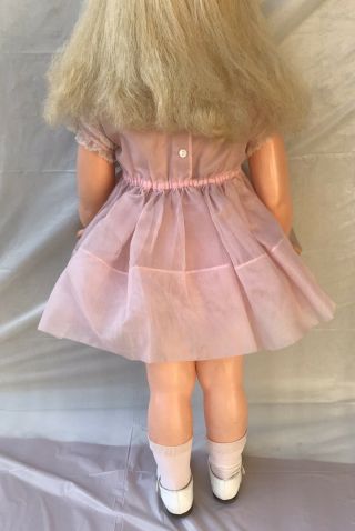 Vintage Horsman 1959 Playpal Doll Large 35” Blonde Princess Peggy? 3