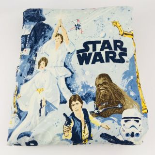 Pottery Barn Kids Star Wars A Hope Queen Fitted Bed Sheet Only Flaws Stains