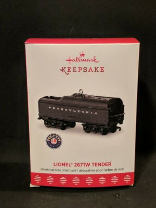 2017 Hallmark Keepsake Ornament - Lionel 2671w Tender Train Car Pennsylvania