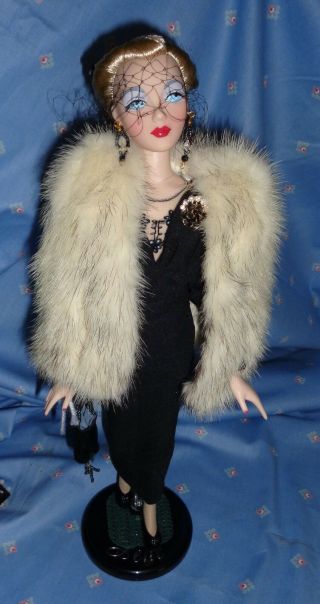 Xrare Vintage 1998 - Sexy&classy Gene " Jazz Note " 16 " Vinyl Doll&ensemble/fur Coat