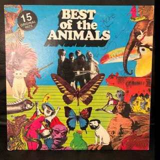 Best Of The Animals Lp Abkco Records Vinyl Signed By Eric Burdon