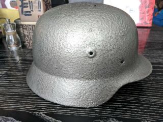 Relic Ww2 Wwii German Army M40 Stahlhelm Helmet Wehrmacht