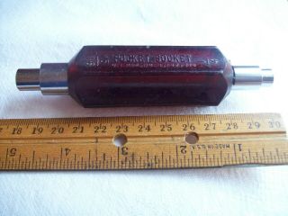 Rare Vintage Usa 4 In 1 Pocket Socket Nut Driver Tool 7/16 " - 3/8 " - 1/4 " - 5/16 "