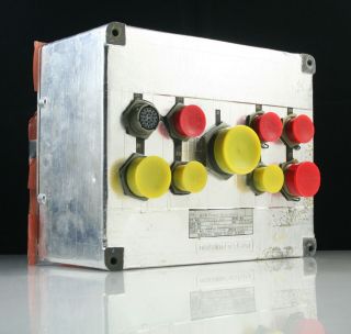 Rare Nasa Apollo Saturn V Instrument Unit Flight Box Ibm Aux Power Distributor