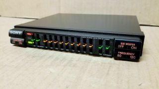 VINTAGE 90s Sony XE - 90MK2 9 Band Graphic Equalizer Old School WOW XE - 90MKII 3